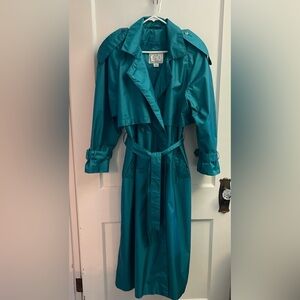 GANTOS Teal Trench Coat